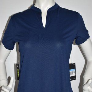 Nike Women's New Size M Navy Blue Golf Dri-Fit Top MSRP $65